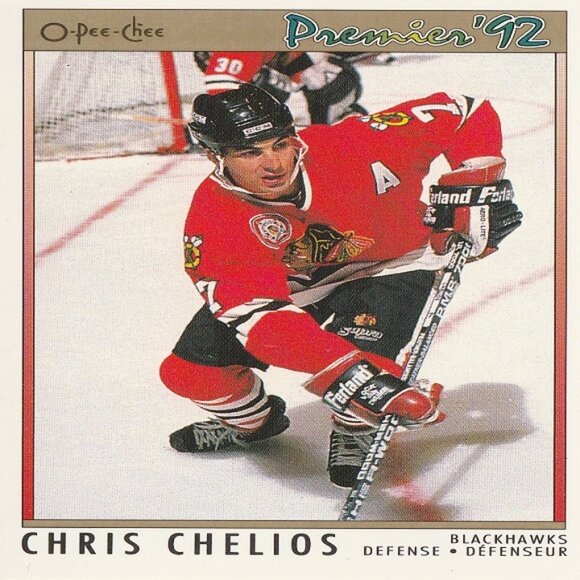 Chris Chelios Chicago Blackhawks NHL Hockey Card Collection - 10 Card Set - Picture 2 of 11